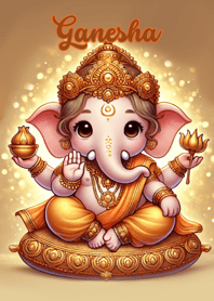 Thursday Orange Ganesha
