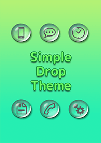 Simple drop theme