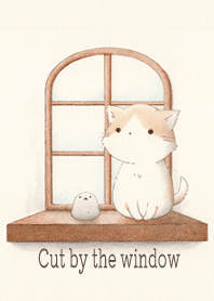 Cat by the window