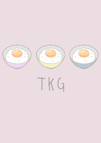 生雞蛋拌飯 : TKG 暗粉色2