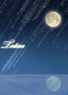 Tatsu Moon & meteor shower
