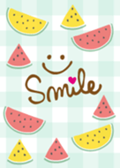 Smile - summer watermelon check 27-
