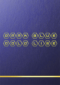 DARK BLUE GOLD LINE