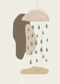 アブストラクトアート #3 雨