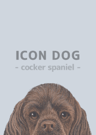 ICON DOG - Cocker Spaniel - PASTEL BL/03