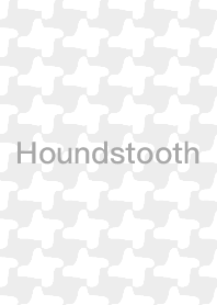 Houndstooth - Light Gray