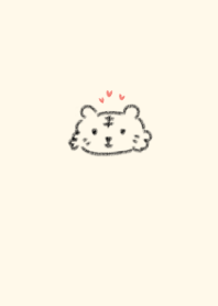 Cute baby tiger.Beige(Japan)-2