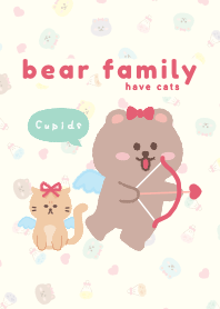 Bear Family Have Cats: Cupids