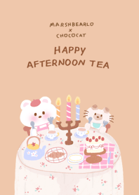 Bear&Cat : Happy Afternoon Tea