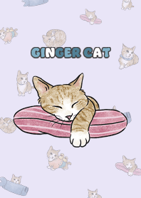 gingercat4 - light purple