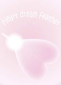 Heart dream feather