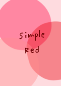 シンプル赤カラー