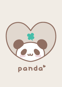 Panda Clover - Brown