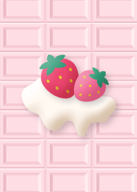 Strawberry chocolate and whip