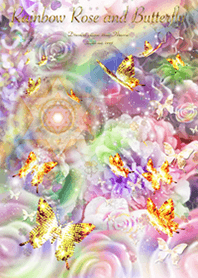 Rainbow Rose Butterfly dream come true