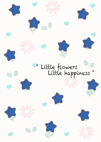 Mini blue star flowers 21