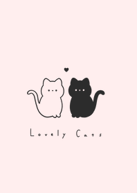 Lovely Cats (line)/ black pink.