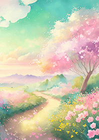 Beautiful real scenery(Spring-156)