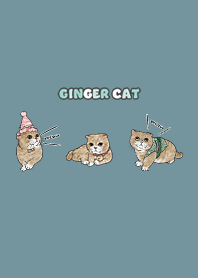 gingercat8 - teal