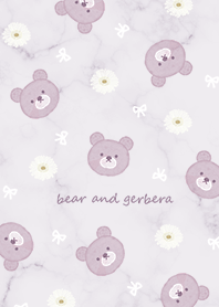 Bear, Gerbera and Marble2 purple04_2