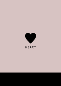 Simple Heart // Black&Sweet Pink/15