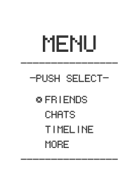 SIMPLE MENU [白]