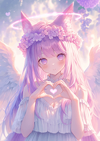 드림의 보라색 플라워 엔젤 ❤