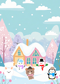 Kawaii scandinavian style(Winter-870)