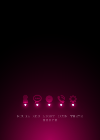 ROUGE RED LIGHT ICON THEME
