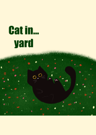 Cat In yard