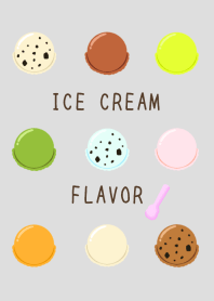 ICE CREAM FLAVOR/GRAY