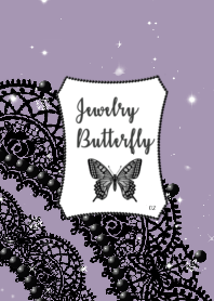 Jewelry Butterfly♡くすみパープル