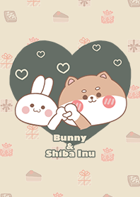 Shiba Inu/Bunny's Valentine's Day/beige