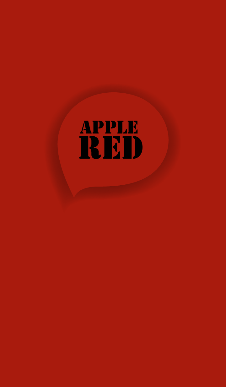Love Red Apple Button