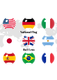 National Flag Ball Lens