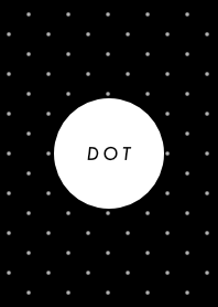 simple and basic dot /black/