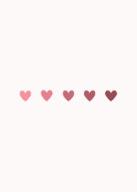 Heart/red/gradation