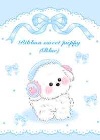 Ribbon sweet puppy ( blue )