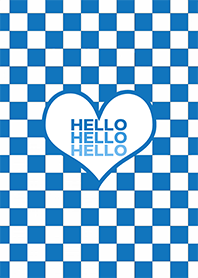 BLUE : HELLO