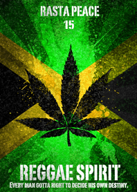 Rasta peace reggae spirit 3 Lucky 15