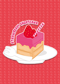 strawberry shortcake By Aomjai