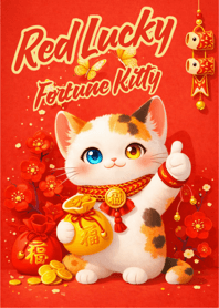 Red Lucky Fortune Kitty