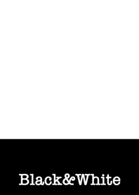 Simple White & Black no logo No.6