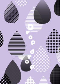 Cloudy sky of a drop drop purple