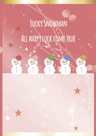 Red / Full luck UP Snowman