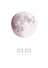 Moon - March 3rd - White
