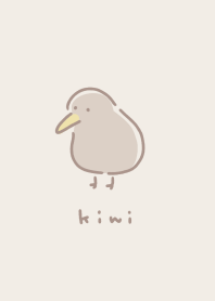 ゆるいキーウィ。ブラウン