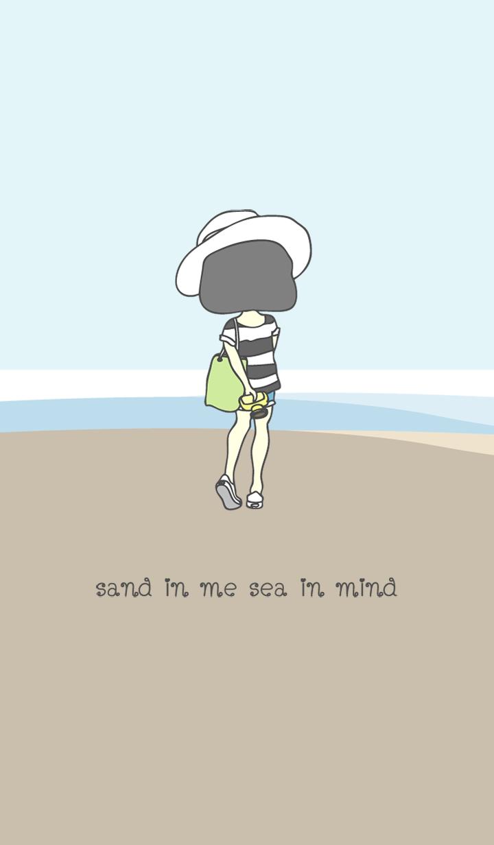 sand in me sea in mind