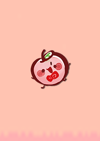 Simple cheerful apple