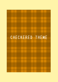 BROWN CHECKERED THEMEj-LIGHT YELLOW